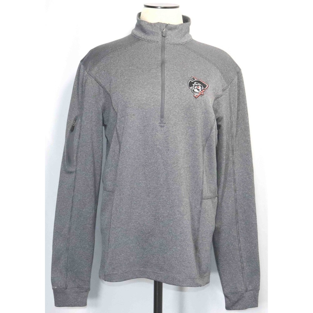 Columbia‎ Omni-Wick Shotgun Oklahoma State Cowboys OSU Gray 1/4 Zip Mens Size Sm